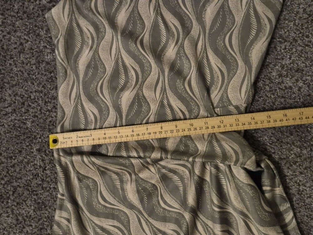 NWOT J. McLaughlin Women’s S Faux Suede Dress Light Gray Zebra Print Corp Core - Picture 9 of 11